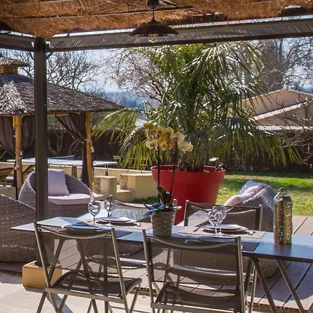 Villa El Sama-In Jacuzzi et Piscine chauffée à LʼIsle-sur-la-Sorgue Extérieur photo